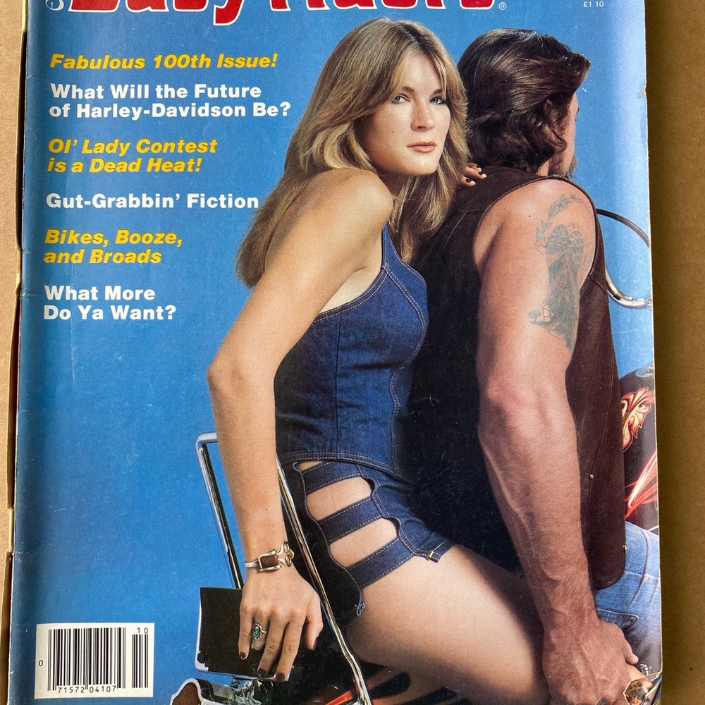 Vintage Easy Rider Chopper Magazine October 1981 intact David Mann Centerfold